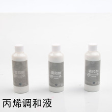 丙烯调和液丙烯用乳白液亮光剂透明保护漆亚光助剂底涂绘画媒介液