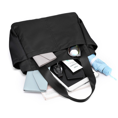 批发冬季时尚新品女士牛津布大容量托特包简约时尚单肩包厂家批发