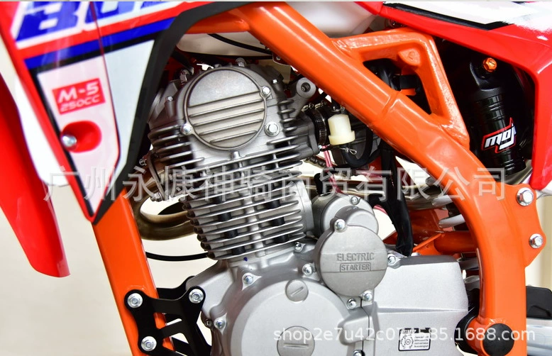 250cc внедорожный мотоцикл для соревнований на шоссе двухколёсный масляно-электрический привод двойной старт 5-ступенчатая международная цепная передача
