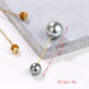 Fashionable accessory from pearl, brace, pin, set, zirconium, protective underware, brooch