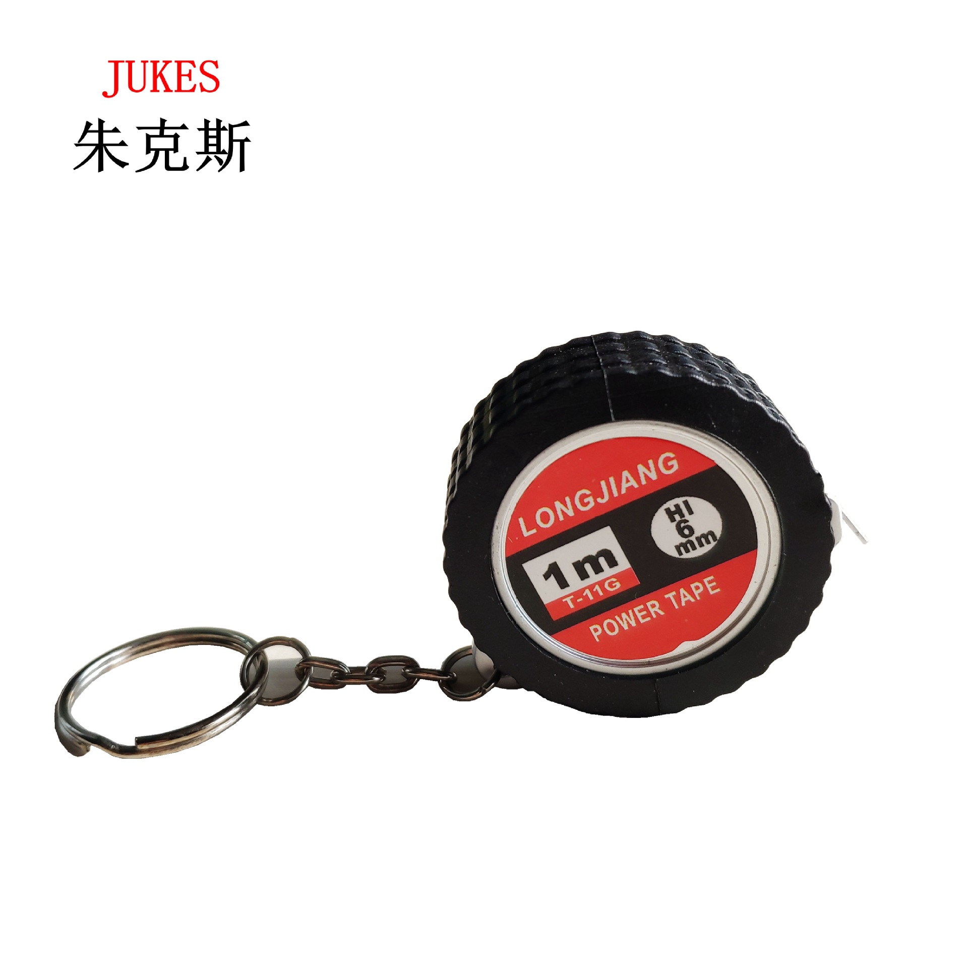 工厂直供时尚外壳金属挂带1米 卷尺 带皮套礼品尺 迷你钢卷尺