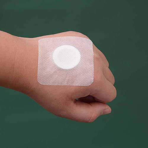 Hot-rolled cloth acupoint empty patch blank plaster empty pad 6*6 circle inner diameter 2cm blank patch breathable adhesive patch
