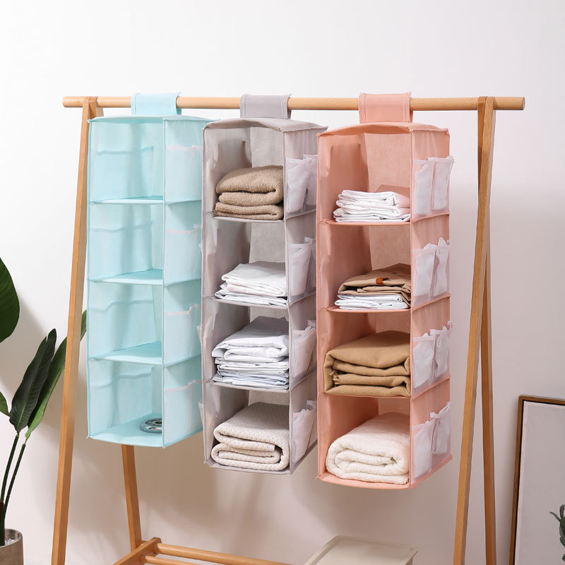 Underwear Storage Hanging Bag Multifunctional Underwear Socks Bag Storage Bag Hanging Fabric Bedroom Wardrobe Storage Artifact
