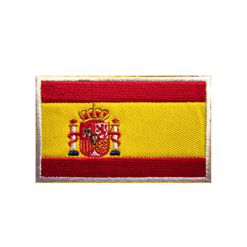 SPAIN Spanish multi-color flag badge magnet sticker patch strap hook embroidery cloth patch arm badge patch set accessory