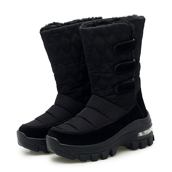 2056 black cotton shoes