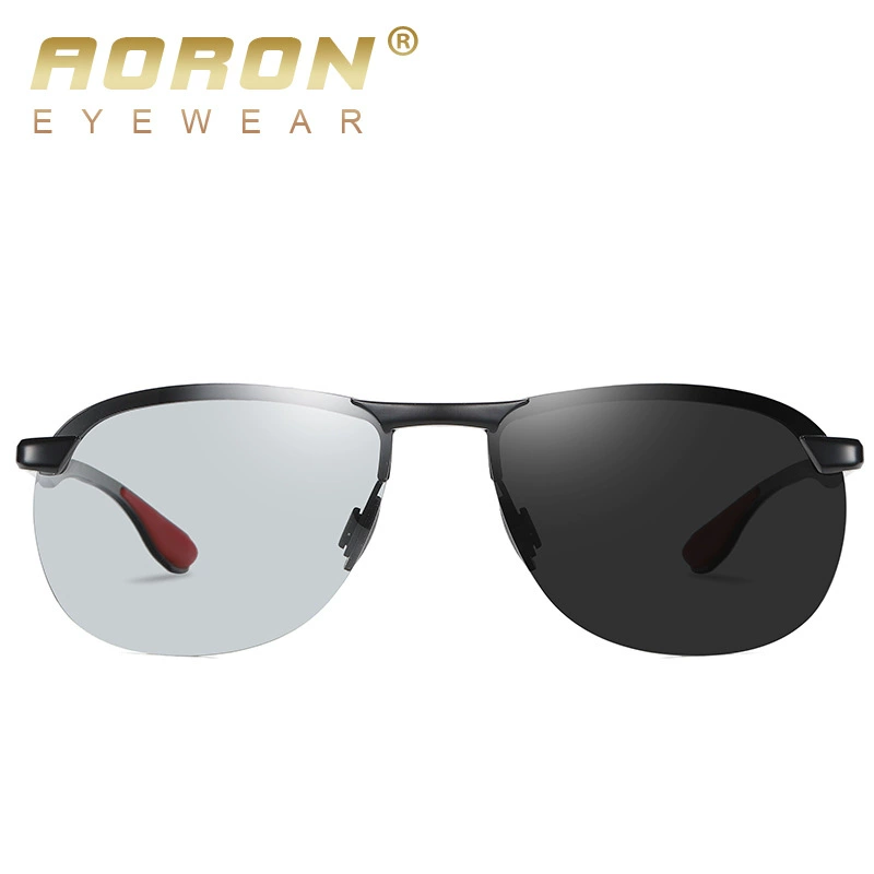 Солнцезащитные очки (AORON 4302) алюмомиого‑магниевого каркаса, поляризационные линзы, мужской спортивный стиль вождника