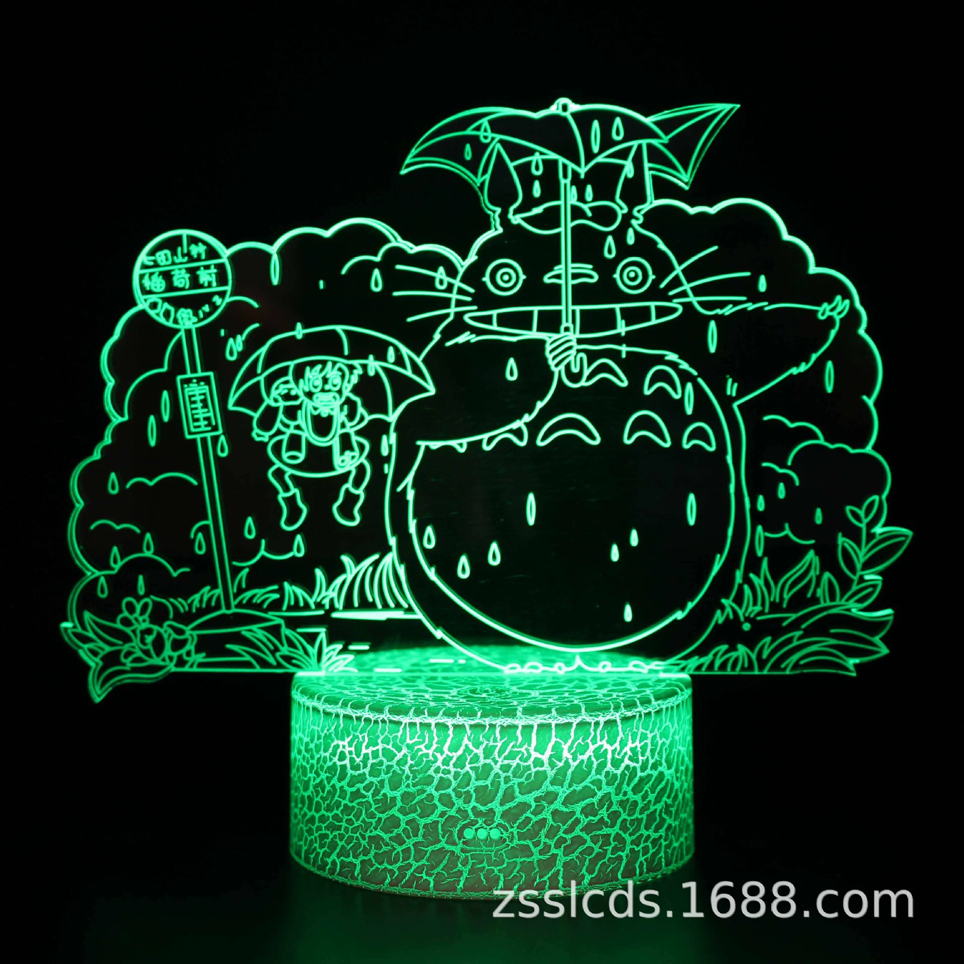 Н night light, (Cross-border trading), Sailor Moon, 3D, creative gift
