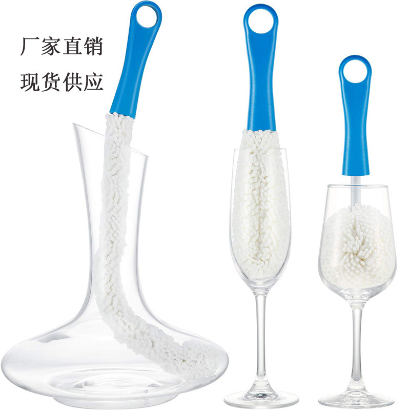 Cross-Border Popular Items: Decanter Cleaning Brush, Hookah Brush, Stemware Brush, Glassware Eva Brush, Daily Necessities