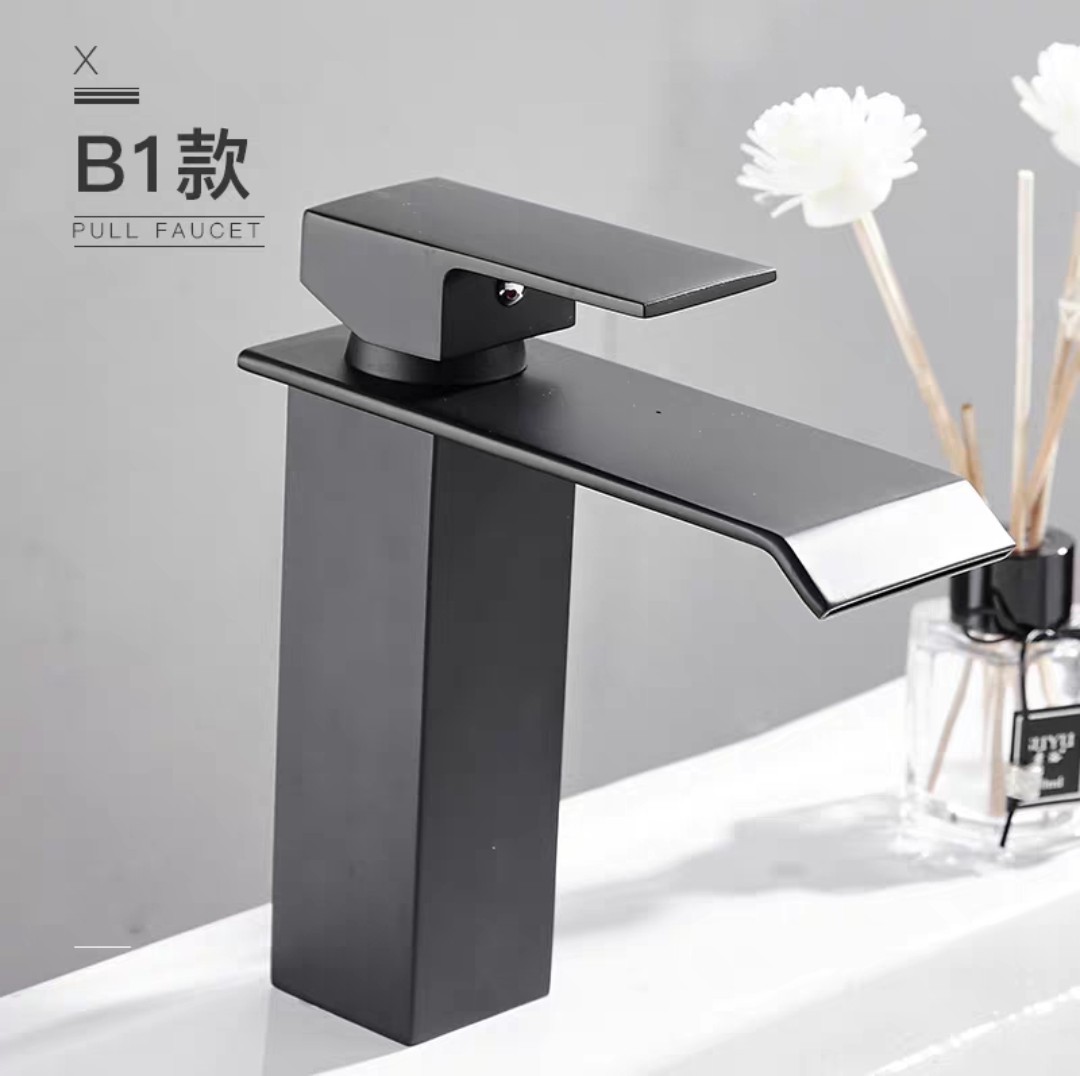 B1 estándar recto curvado grifo de la cascada