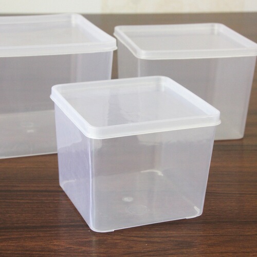 Fresh-keeping box with lid, plastic transparent box, medicinal material box, jam box, soy milk box, cake box, sample box, take-out box