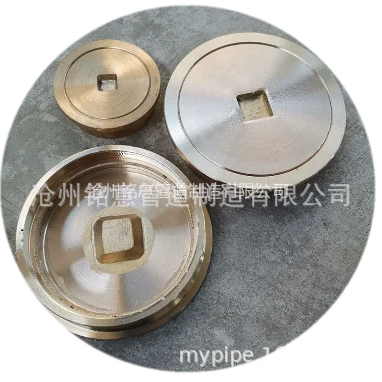 Водоснабжение Чистка рот проволока Пряжка медь Чистка рот Нержавеющая сталь чистка рот dn100 земля Чистка рот