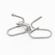 304 stainless steel double U bolt cross U-shaped pipe clamp pig raising equipment animal husbandry greenhouse pipe clamp U-shaped hoop M6M8