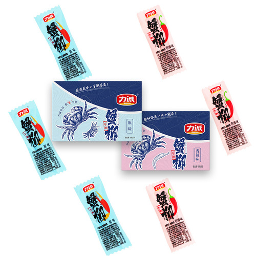 Licheng Food Hand-ripped Crab Sticks 200g Boxed Snacks 20 Pieces, Fujian Ready-to-eat Seafood Crab Meat Sticks