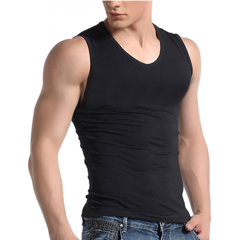 Sports elastic fashionable vest sleevless for gym