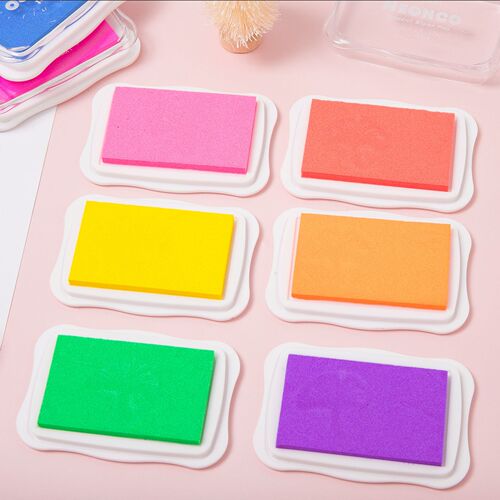 DIY rubber stamp dedicated ink pad, handmade ink pad, NEONCO neon electric glow color ink pad, planner ink pad