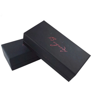 Black Box Heaven and Earth Cover False Eyelashes Box Lipstick Gift Box Perfumery Box Skin Care Wig Packaging Box