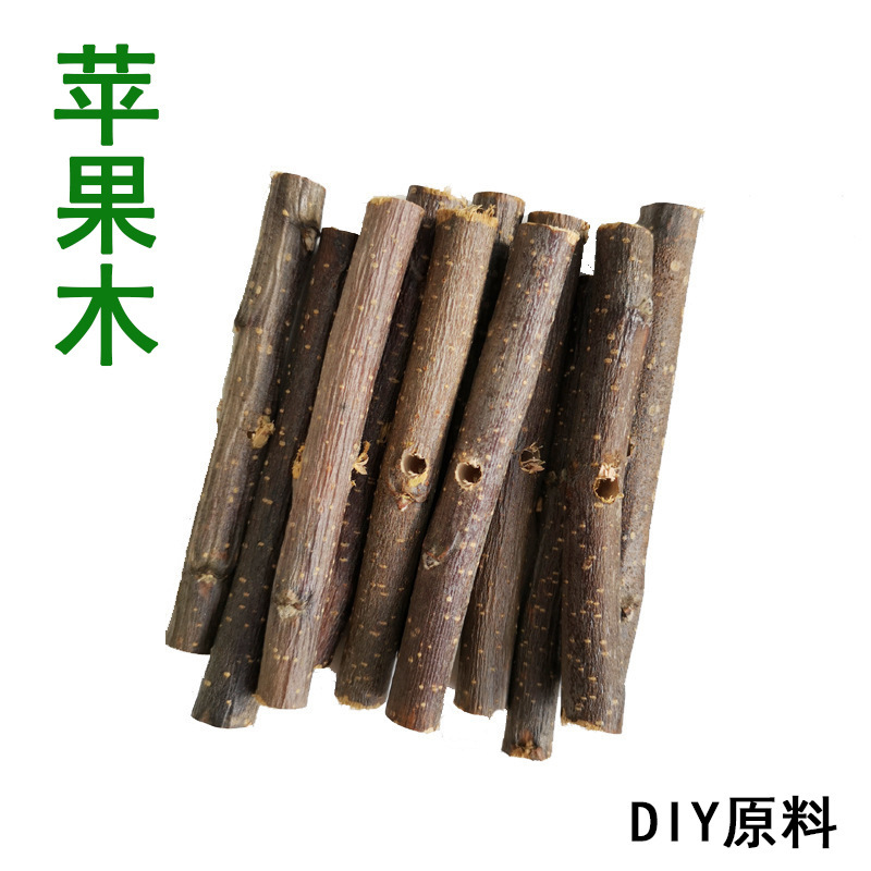 Apple Wood branch DIY raw material Chinchilla molars apple wood rabbit bite string raw material hamster pet Apple Wood branch DIY raw material Chinchilla molars apple wood rabbit bite string raw material hamster pet