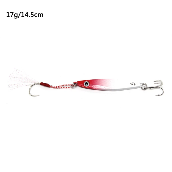 17 grams (10# single hook + 8# blood groove three hooks)