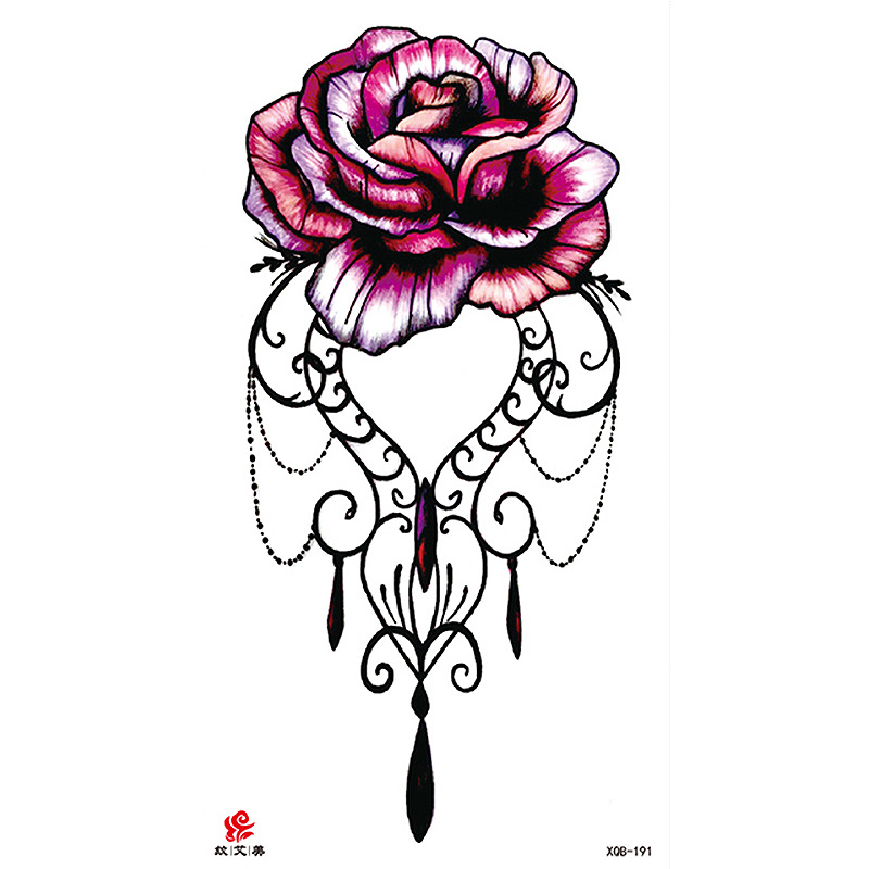 Pegatinas de tatuaje impermeables de brazo completo con símbolos, totems, animales y calaveras, disponibles para venta al por mayor y suministro transfronterizo.