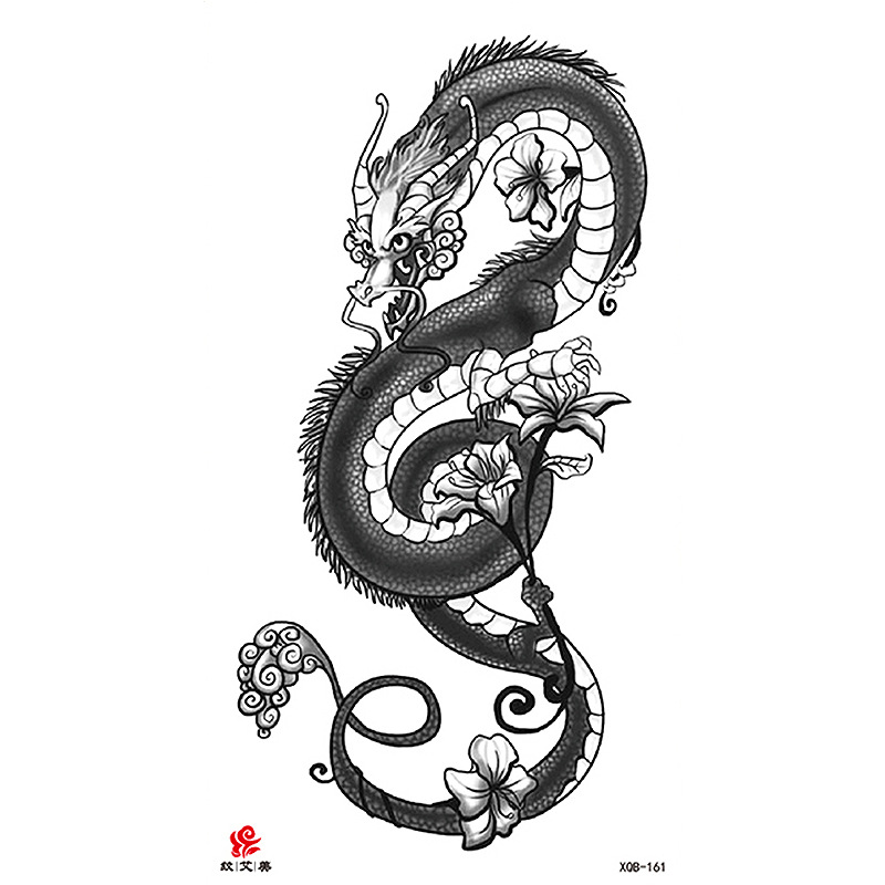 Pegatinas de tatuaje impermeables de brazo completo con símbolos, totems, animales y calaveras, disponibles para venta al por mayor y suministro transfronterizo.