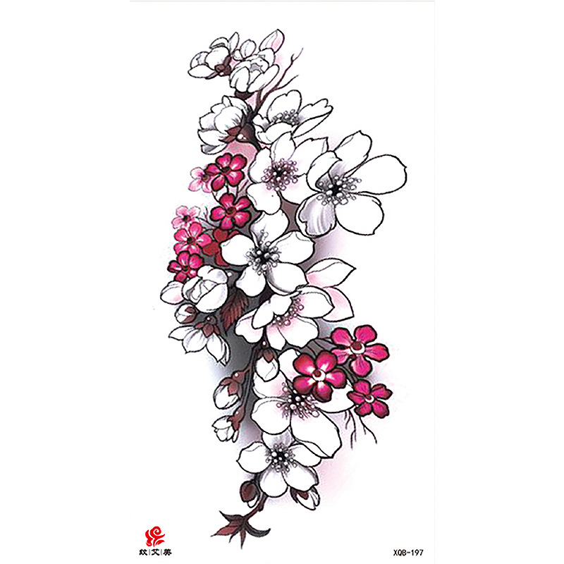 Pegatinas de tatuaje impermeables de brazo completo con símbolos, totems, animales y calaveras, disponibles para venta al por mayor y suministro transfronterizo.