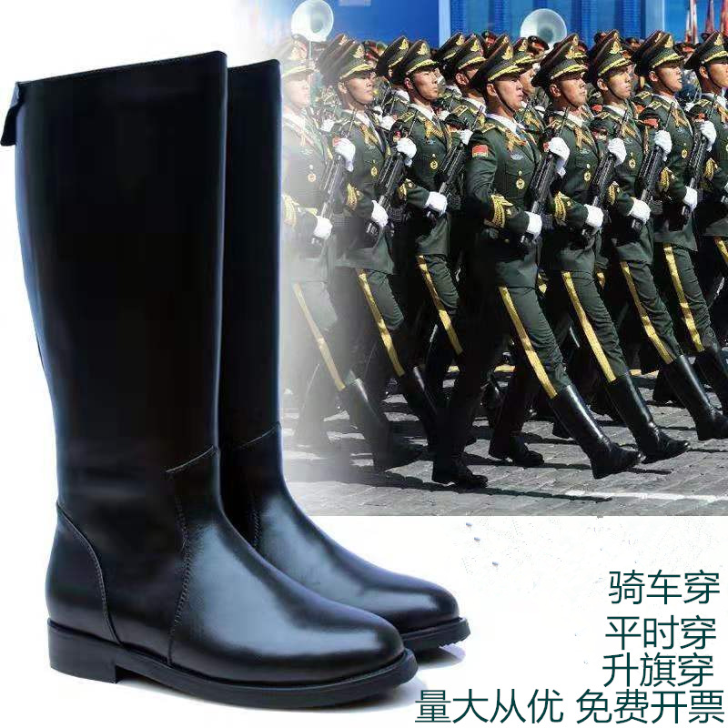 Demi-season high boots for men and women English style