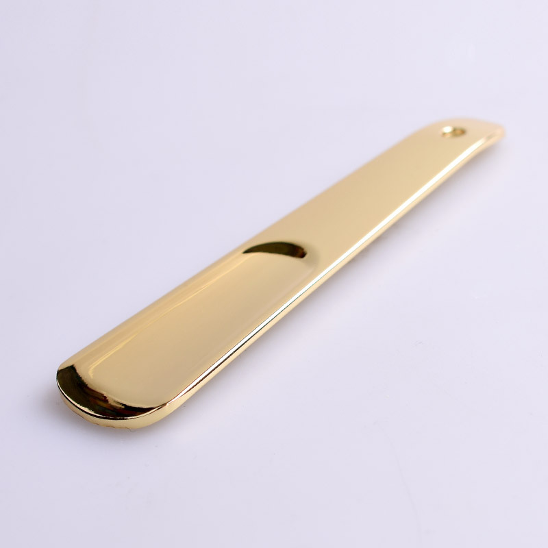 Suministro de acero inoxidable creativo pequeño calzador de metal engrosada zapato extractor zapato Dispositivo de uso puede ser utilizado como LOGO