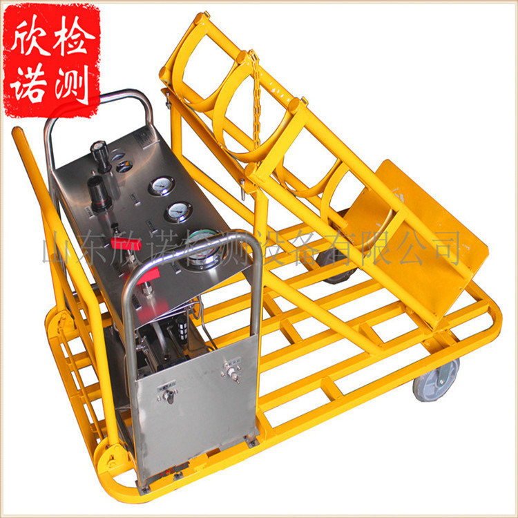 高压防爆氮气加压充装设备蓄能器充气高压气动氮气增压泵