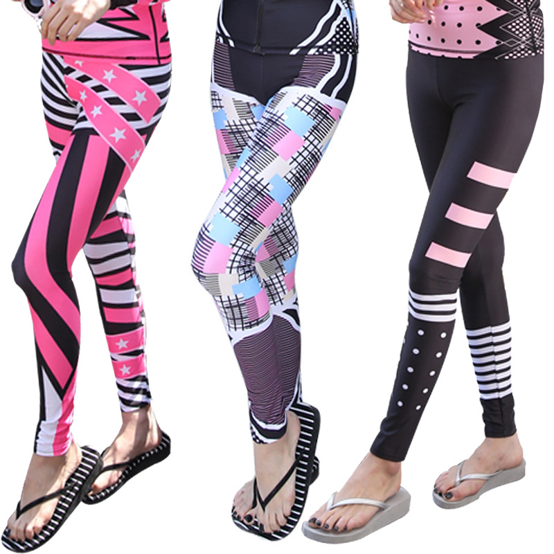 Swimming Trunks Outdoor Floating Diving Trunks Women's Sunscreen High Elastic Digital Printing Fashion Swimming Trunks Yoga Hot Spring Quick-drying Swimming Trunks