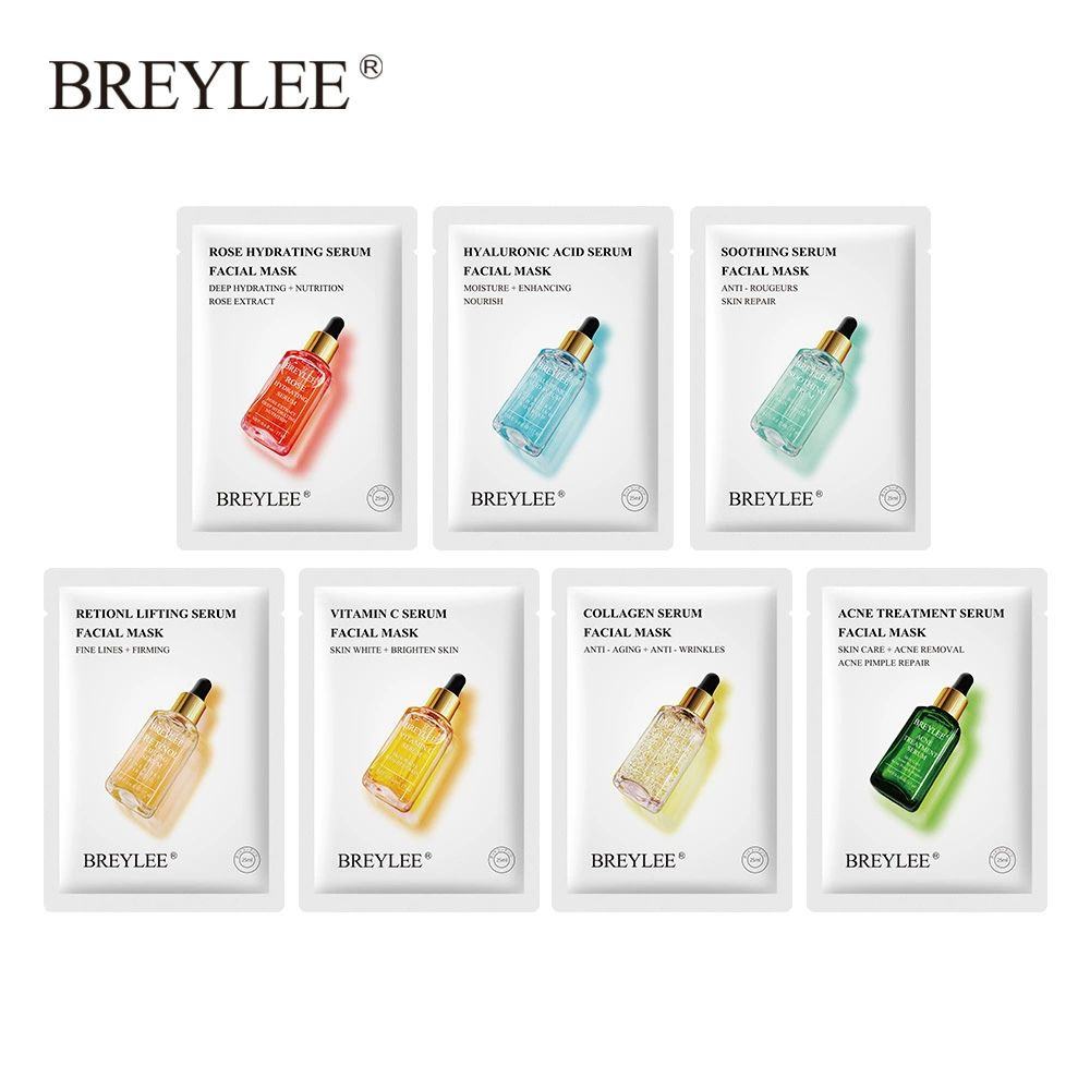 Увлажняющая отбеливающая маска для лица Breylee, против морщин, глубокая очистка, контроль блеска масла