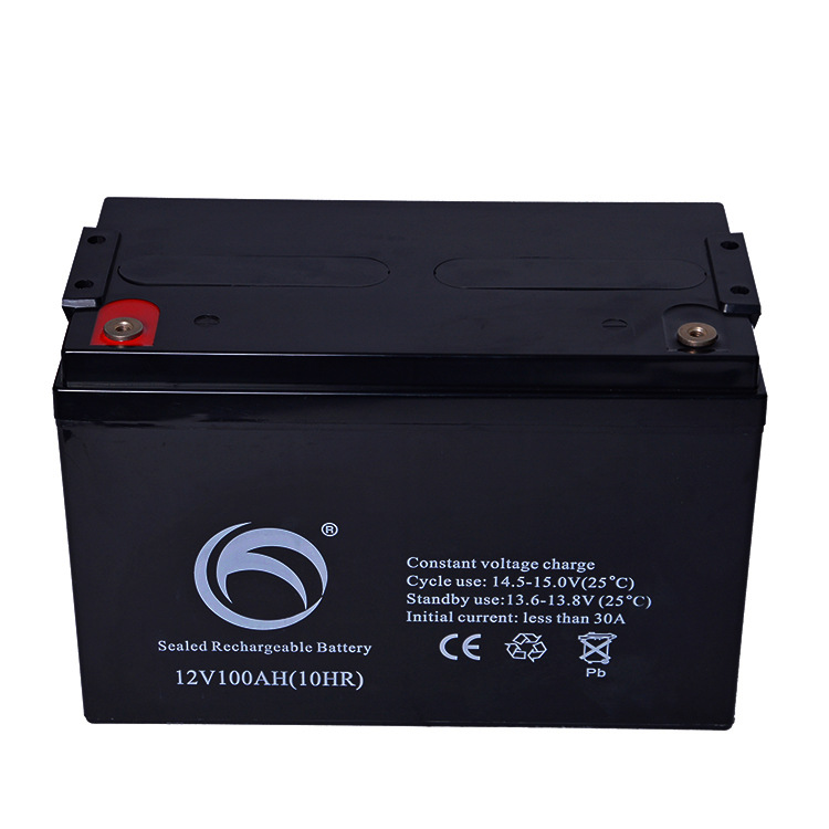 出口专供太阳能胶体电池12V100AH   GEL12V100AH胶体免维护铅酸蓄