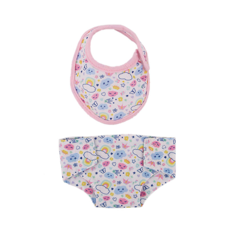 Nuevo Conjunto de Ropa Interior para Muñeca Americana de 18 Pulgadas (43 cm), Ropa Interior para Muñeca Xiafu, Toalla de Saliva, Venta al por Mayor