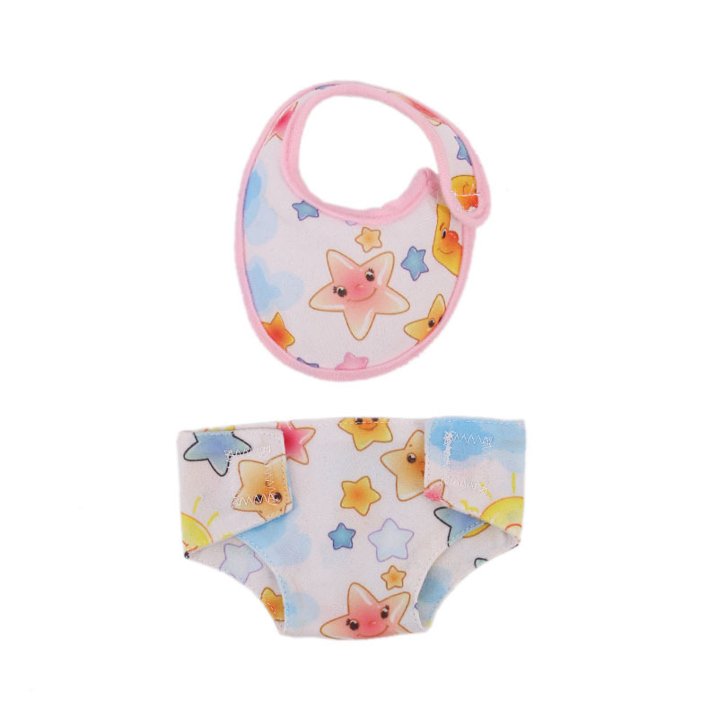 Nuevo Conjunto de Ropa Interior para Muñeca Americana de 18 Pulgadas (43 cm), Ropa Interior para Muñeca Xiafu, Toalla de Saliva, Venta al por Mayor