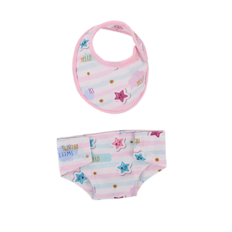 Nuevo Conjunto de Ropa Interior para Muñeca Americana de 18 Pulgadas (43 cm), Ropa Interior para Muñeca Xiafu, Toalla de Saliva, Venta al por Mayor