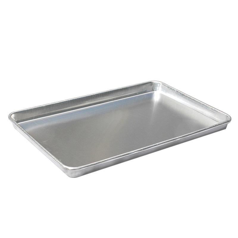 Herramientas para hornear bandeja de hornear de aluminio rectangular 60*40 bandeja de hornear de pastel de aluminio comercial bandeja de hornear horno 0,8 de espesor