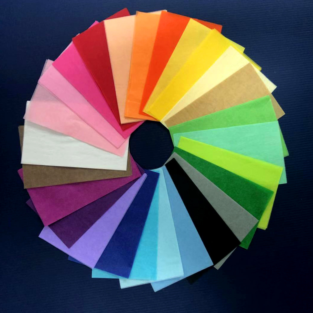 花束工艺品拷贝纸食品服装其他包装纸DIY彩色薄页雪梨纸