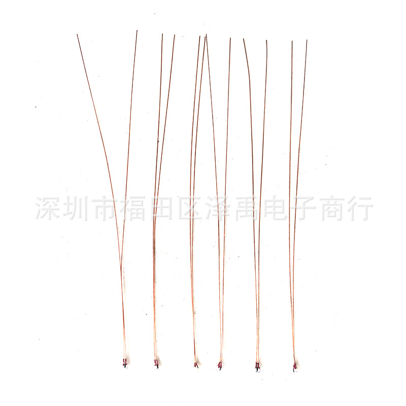 玻璃封装NTC热电扇用传感器全铜线耐高温单端热敏电阻高温稳定速