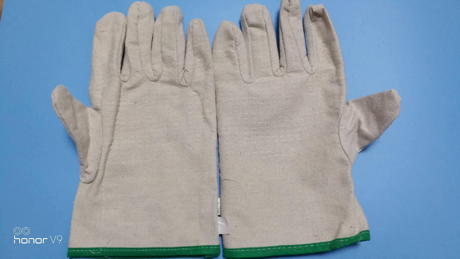 厂家批发挖拇指帆布手套，帆布沿条全棉帆布，全衬20线，耐磨耐用