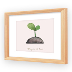 Wooden Picture Frame for Wall, Simple Frame A4/A3/4K/8K Puzzle Frame, 24-inch National Painting Frame