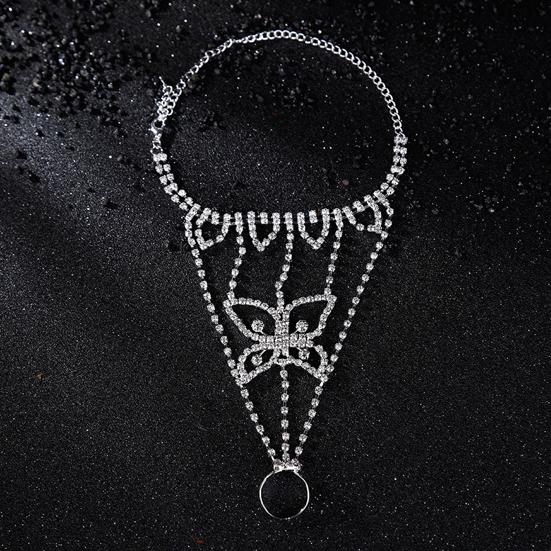 Nupcial tobillera rhinestone playa tobillera pie desnudo accesorios eBay Amazon Venta caliente