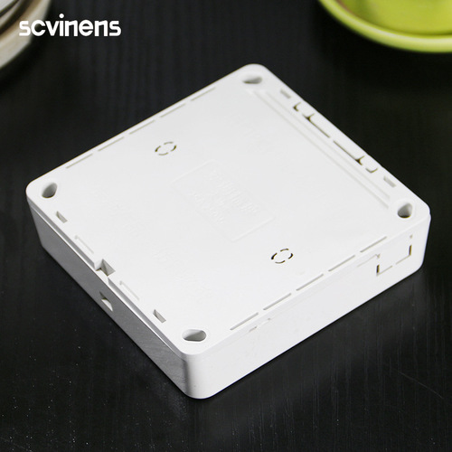Type 86 surface-mounted 16A three-hole wall socket white high-power air conditioner large flat plug power switch panel wholesale
