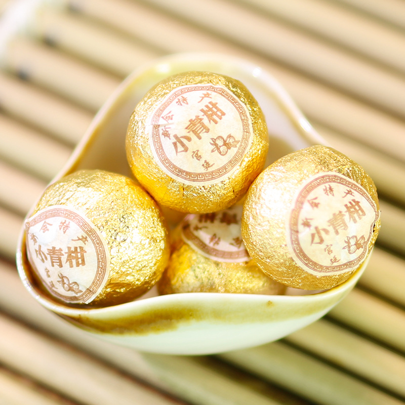 雲南勐海原產地廠家直批宮廷普洱熟茶新會陳皮小青柑古法匠心製作