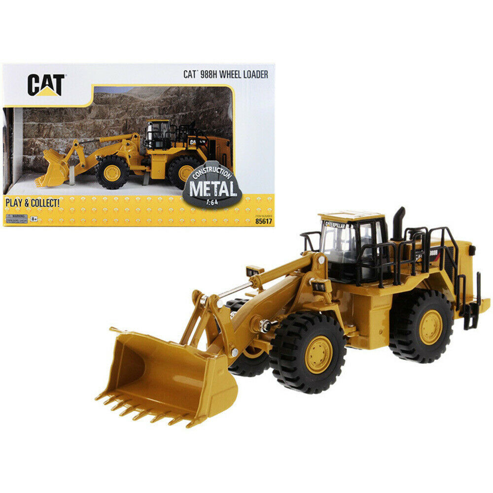 DM Carter CAT 1/64 ingeniería vehículo excavadora cargador de camión de volteo raspador modelo de aleación de juguete variedad