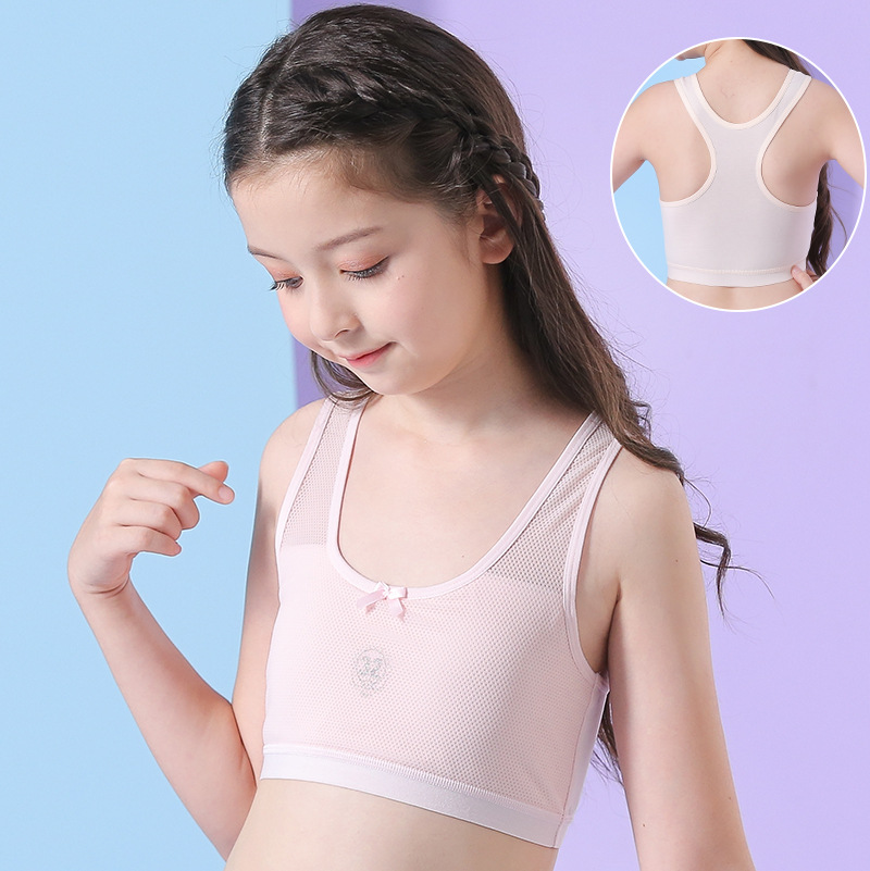 Chalecos para niñas en etapa de desarrollo, edades de 9 a 12, 14 y 16 años, ropa interior para estudiantes de secundaria, sujetadores para niñas mayores, copa completa.