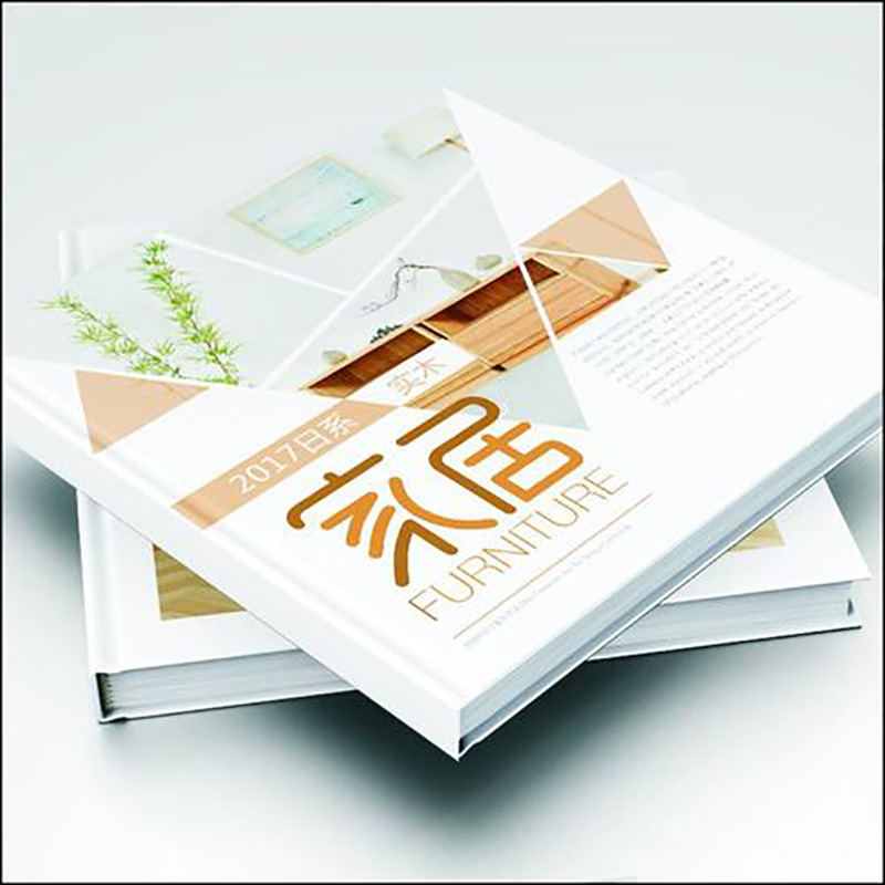 彩色精装书宣传画册定制印刷产品说明书目录海报时尚杂志订做logo