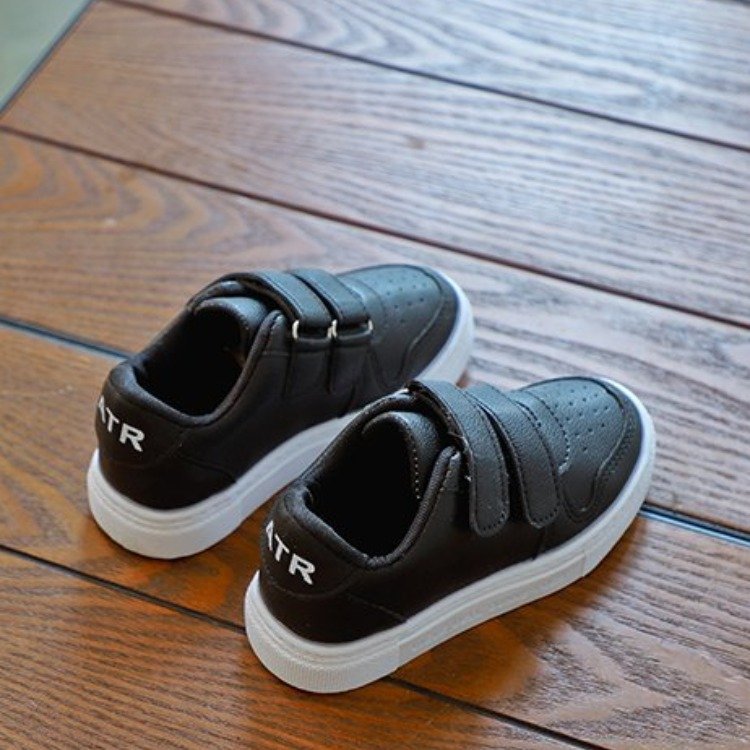 Bambini Little 2022 Primavera Nuova Edizione Coreana Ragazzi e Ragazze Board Bianco Nero Scarpe Casual Scuola Primaria Studenti_voghion.com