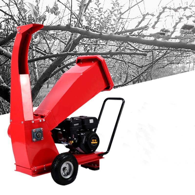 勤耕林场树枝树叶粉碎机 汽油果园树木碎枝机 园林移动碎枝机