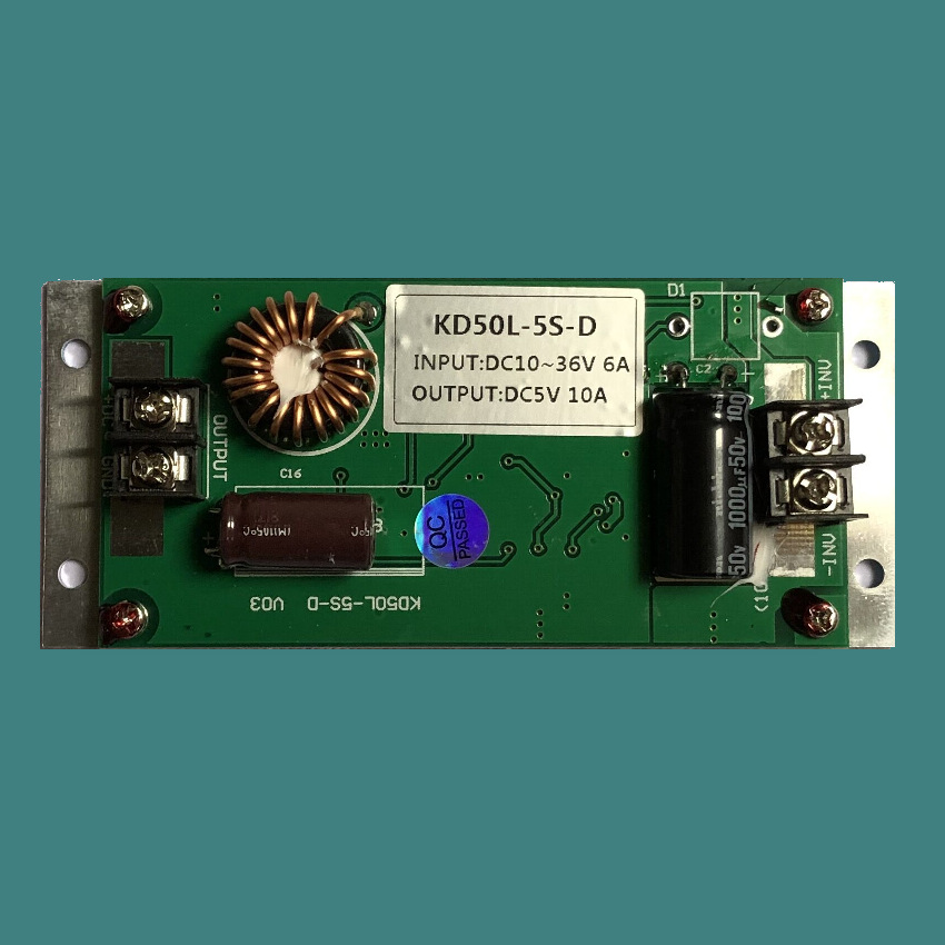 DC转DC12V/24V转5V10A LED超薄车载条屏电源 特超薄车载屏电源