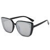 Fashionable sunglasses, retro brand glasses, European style, internet celebrity, simple and elegant design, cat's eye