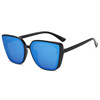 Fashionable sunglasses, retro brand glasses, European style, internet celebrity, simple and elegant design, cat's eye